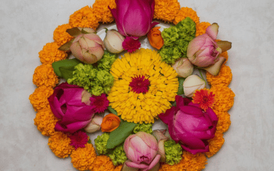 Lotus and Rose Flowers